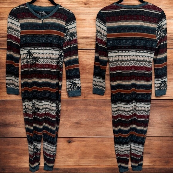 NEW Jujube Made in CA Christmas in CA Palm Tree One Piece Kid's Size 10/12 - Picture 1 of 11